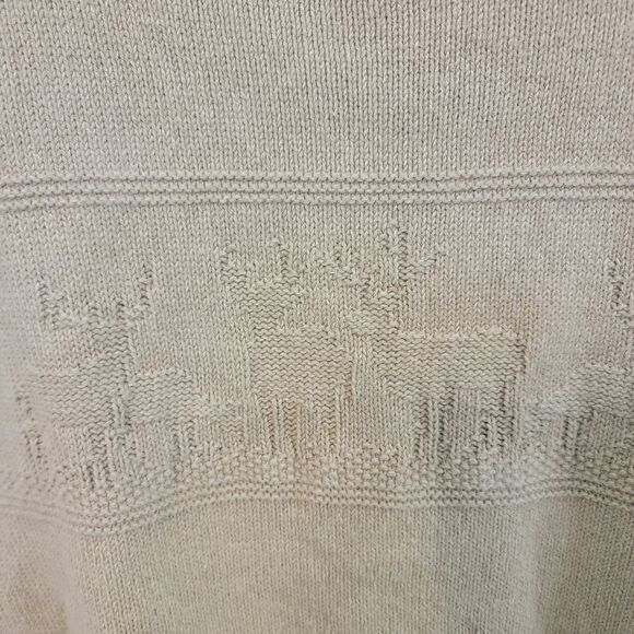 Woolrich Deer Vintage Crewneck Grandpa Sweater Size Large - Picture 3 of 9